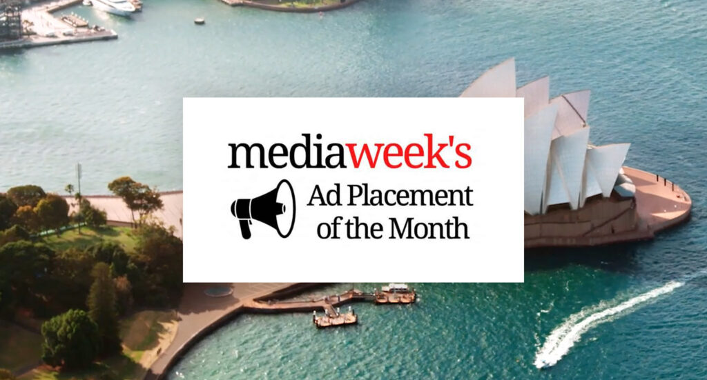 Media week's ad placement of the month for ACF
