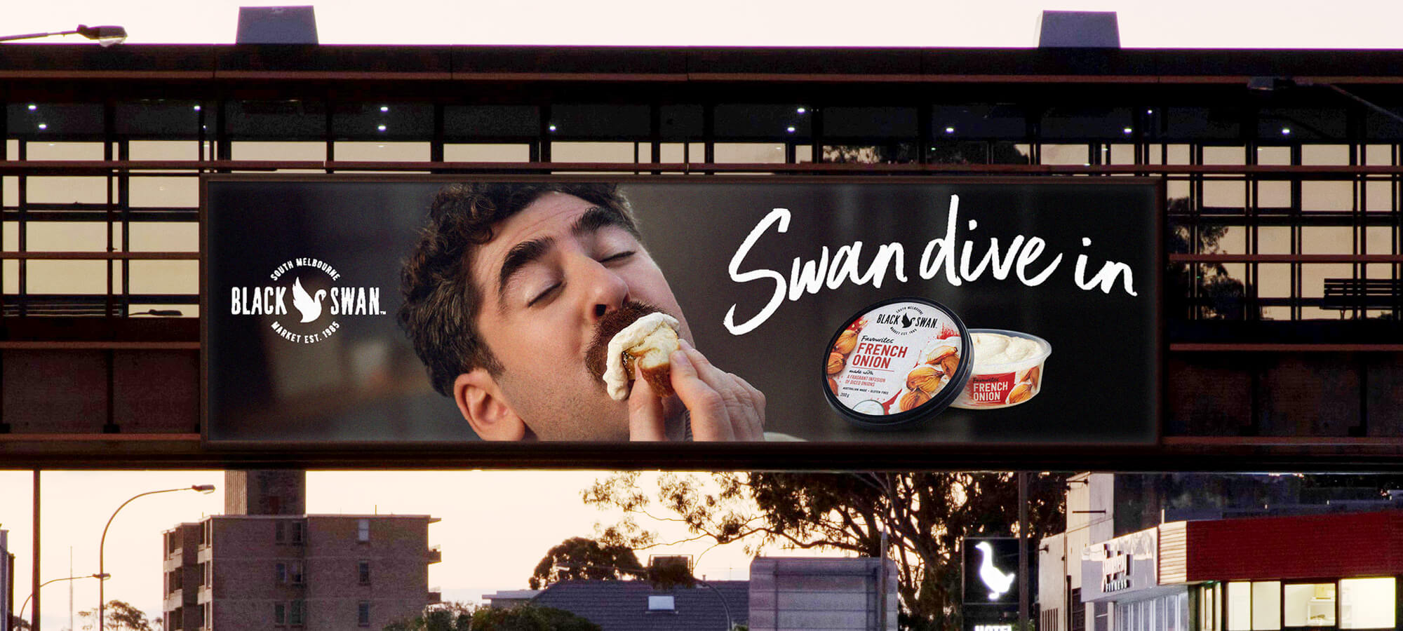 Black Swan billboard swan dive in