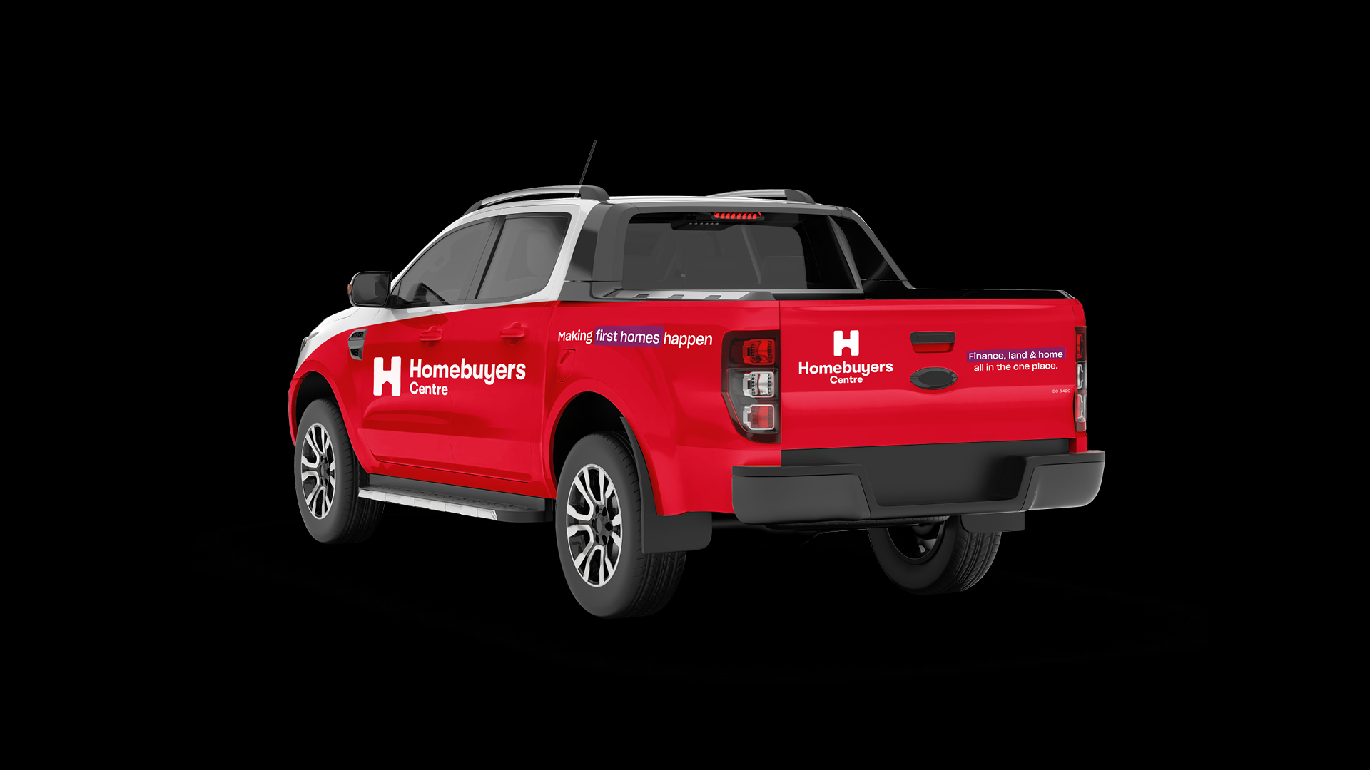 Homebuyers Centre branded vehicle