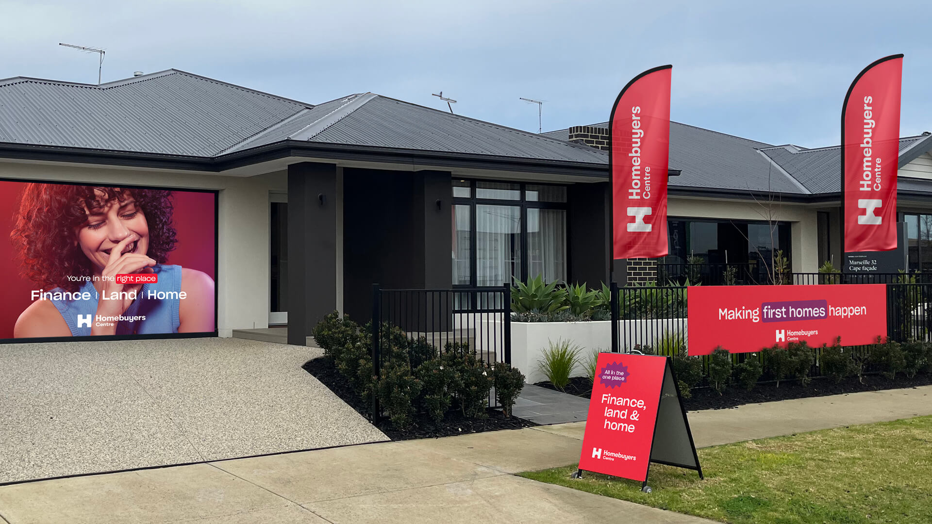 Homebuyers Centre display home signage